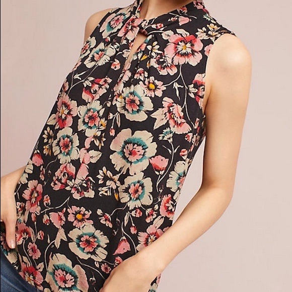 Anthropologie Tops - Anthropologie Twisted High Neck Tank